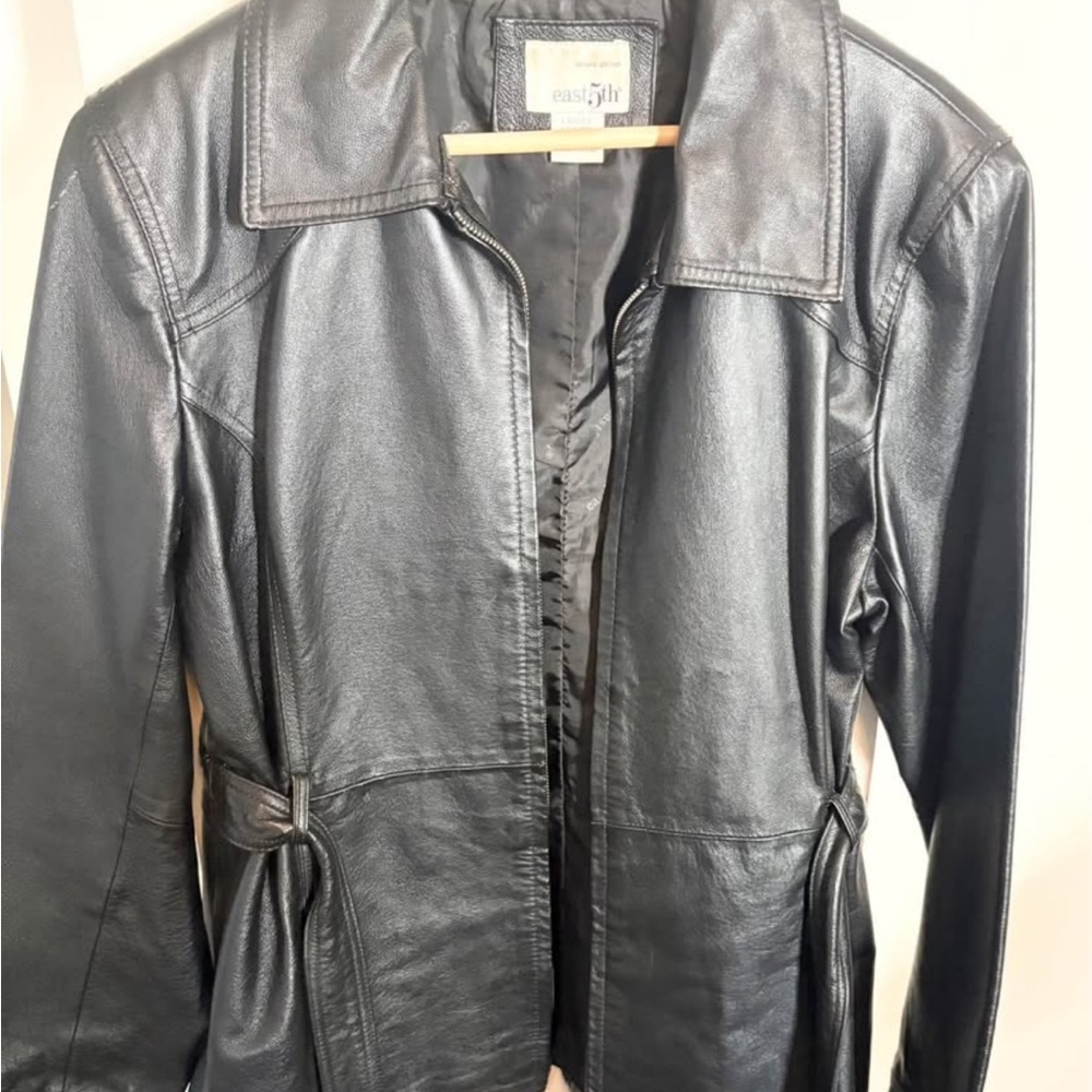 Vintage Black Leather Jacket